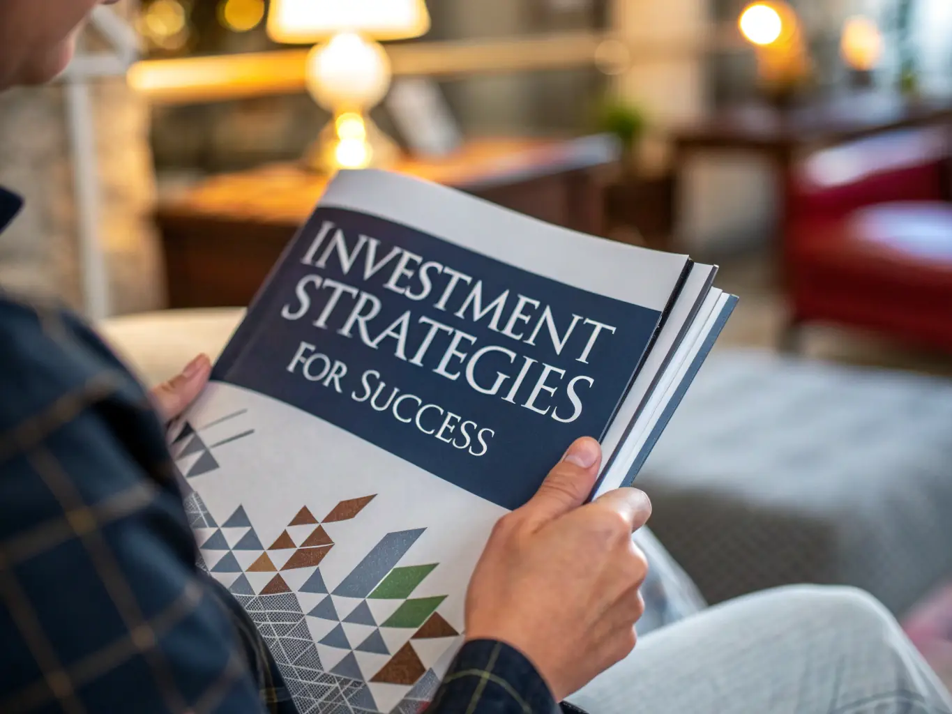 A downloadable guide on investment strategies for beginners, featuring a cover image with charts and graphs.